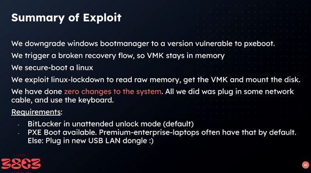 微软 Win11 BitLocker 安全防线仍存漏洞，一次物理接触即可入侵