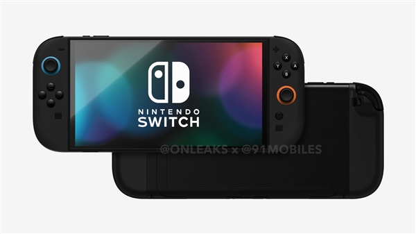 任天堂Switch 2全新高清渲染图公布：屏幕、手柄更大了！