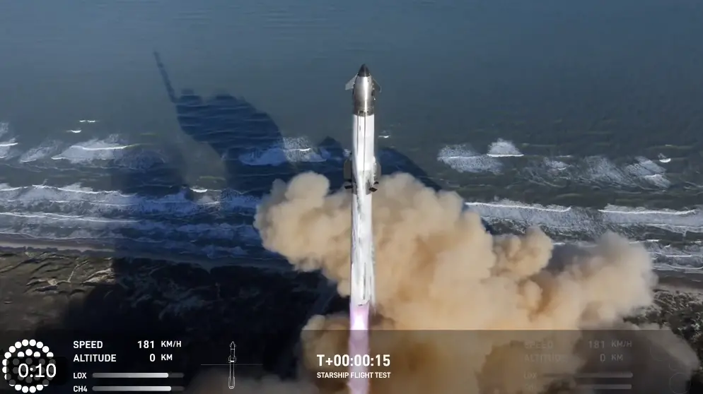 SpaceX发射新一代星舰：再次上演“筷子夹火箭” 但二级飞船解体