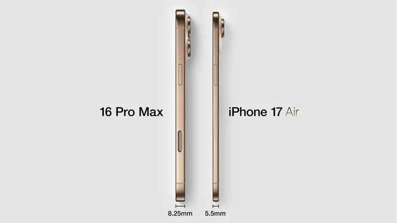 5.5mm！苹果最薄 iPhone 17 Air 将接棒 Plus 机型，有望引爆手机新风尚