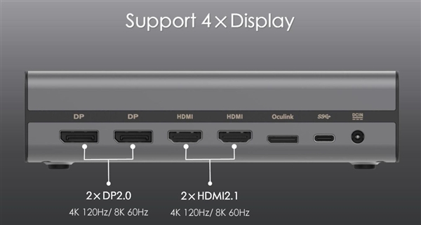 极摩客也有AMD RX 7600M XT外置显卡：HDMI、DP、USB4要啥有啥